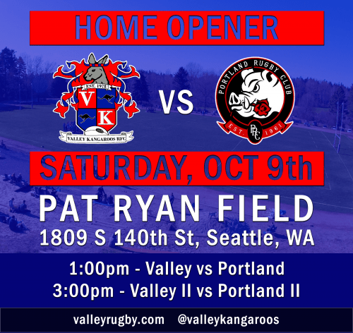 HOME vs Portland Pigs @ Pat Ryan Field | Seattle | Washington | United States