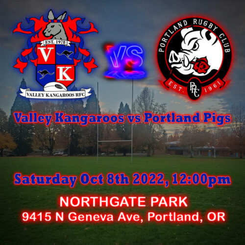 AWAY vs Portland Pigs @ Northgate Park | Portland | Oregon | United States